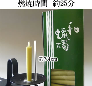 Japanese candle, stick type 1, 100 pcs.