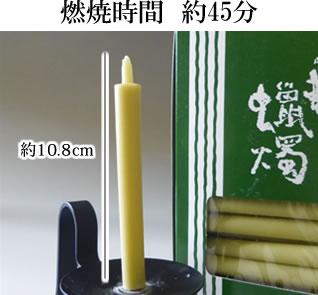 Japanese candle, stick type 2, 100 pcs.